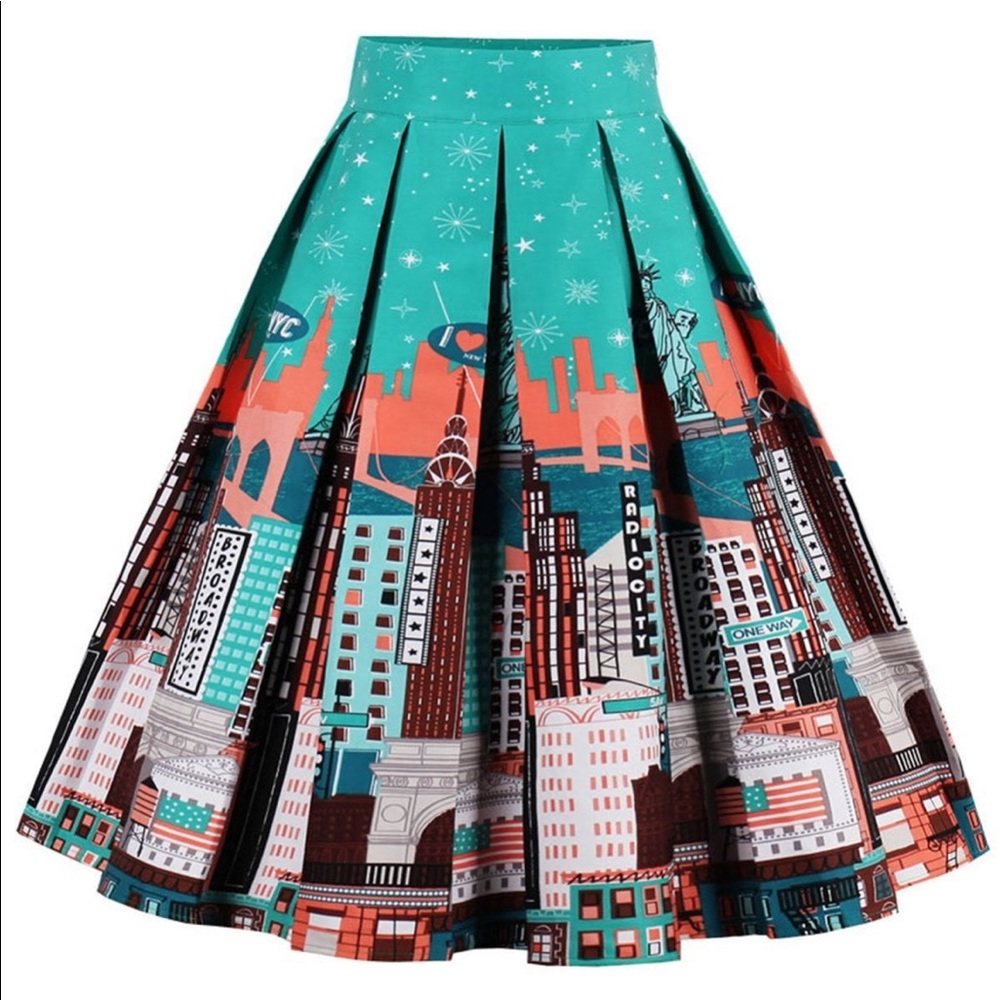 NYC Retro Skirt